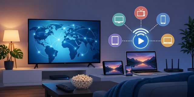IPTV streaming concept