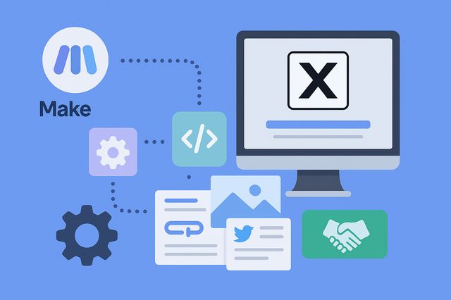 Publish on X.com with Make.com
